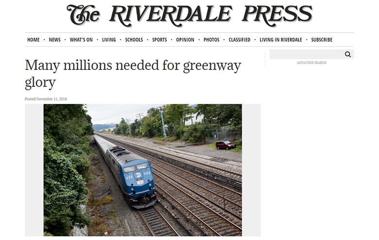 In The Press:  Many Millions Needed For Greenway Glory